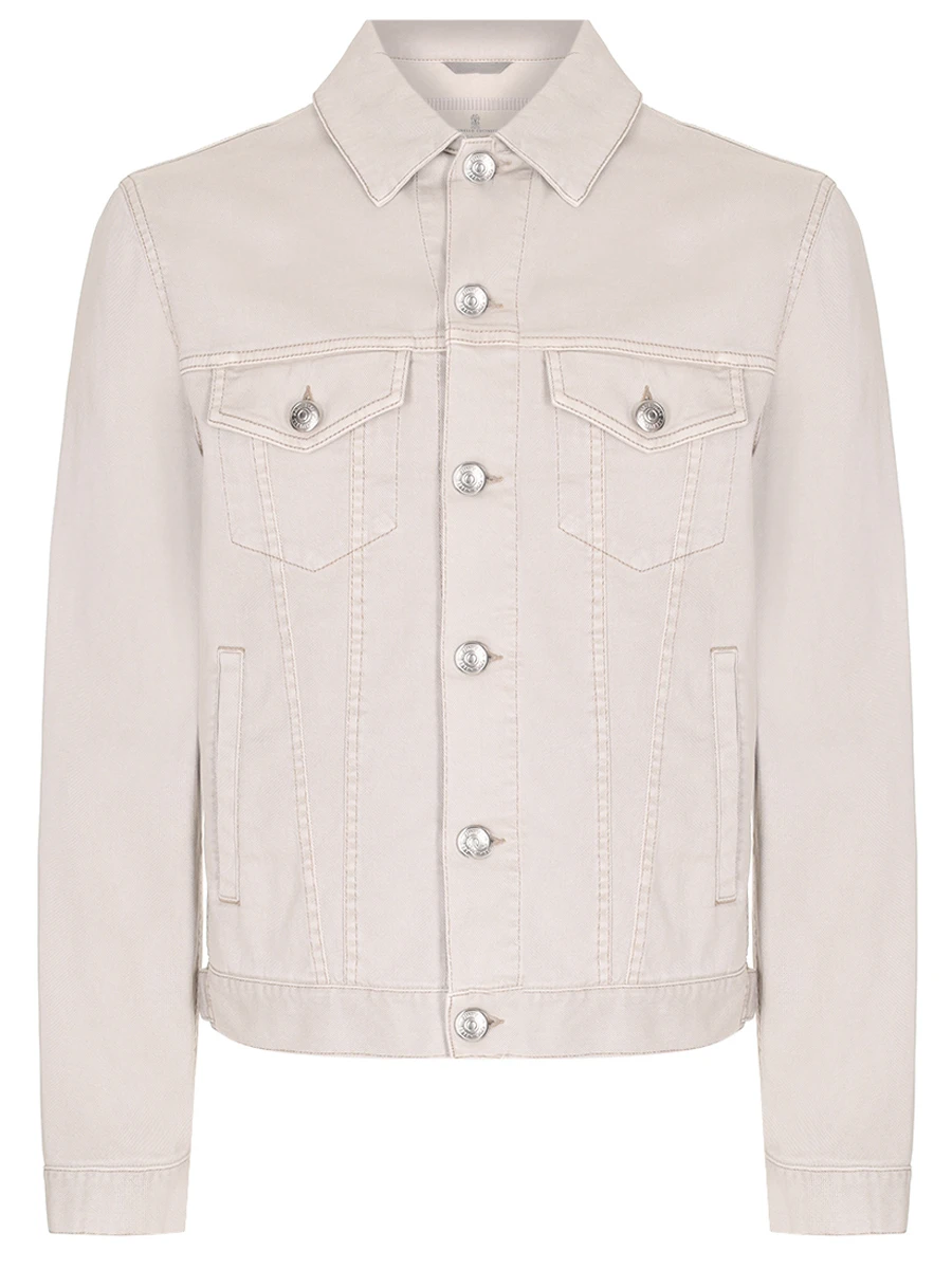 Куртка джинсовая BRUNELLO CUCINELLI M277P6910 C7008 Серый 