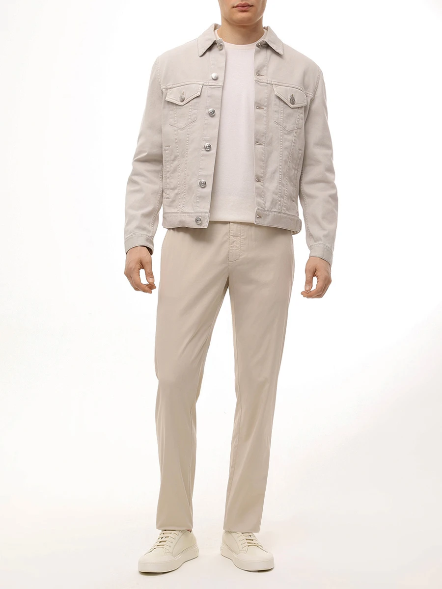 Куртка джинсовая BRUNELLO CUCINELLI M277P6910 C7008 Серый  Фото 2