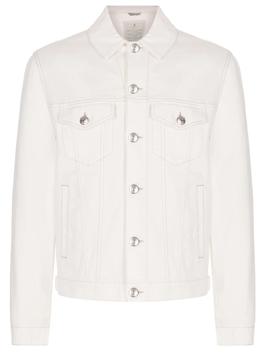 Куртка джинсовая BRUNELLO CUCINELLI M277P6910 C7210 Белый 