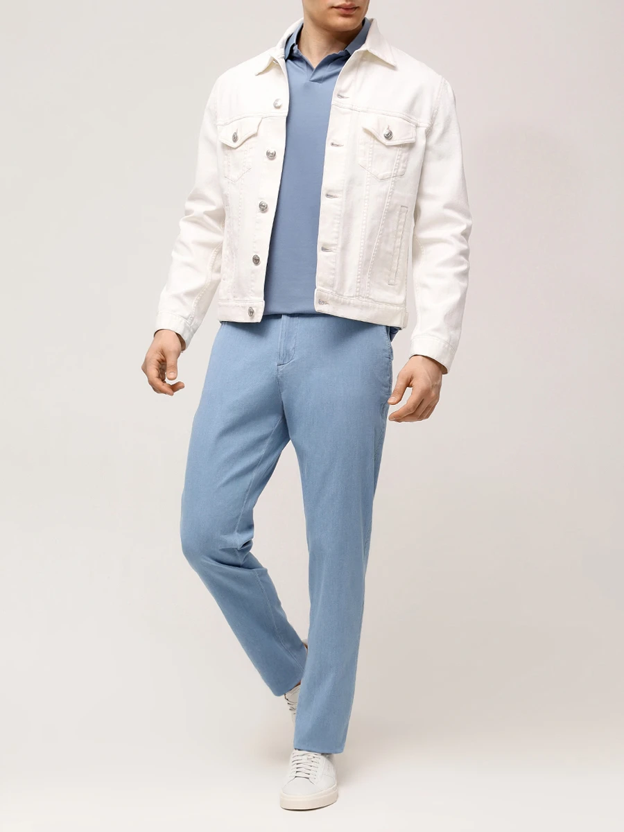 Куртка джинсовая BRUNELLO CUCINELLI M277P6910 C7210 Белый  Фото 2