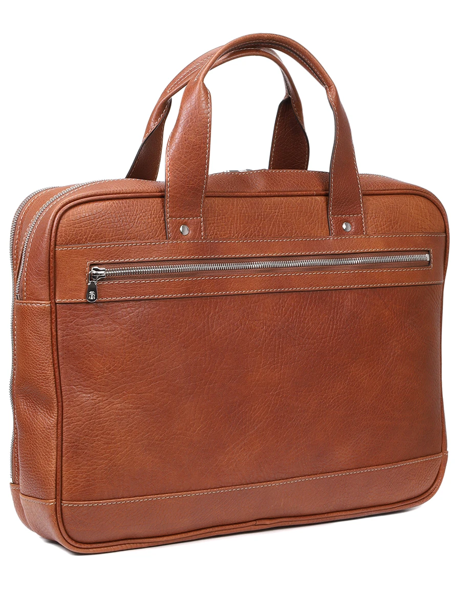 Сумка кожаная BRUNELLO CUCINELLI MBZIBU391 C6608 Коричневый  Фото 3