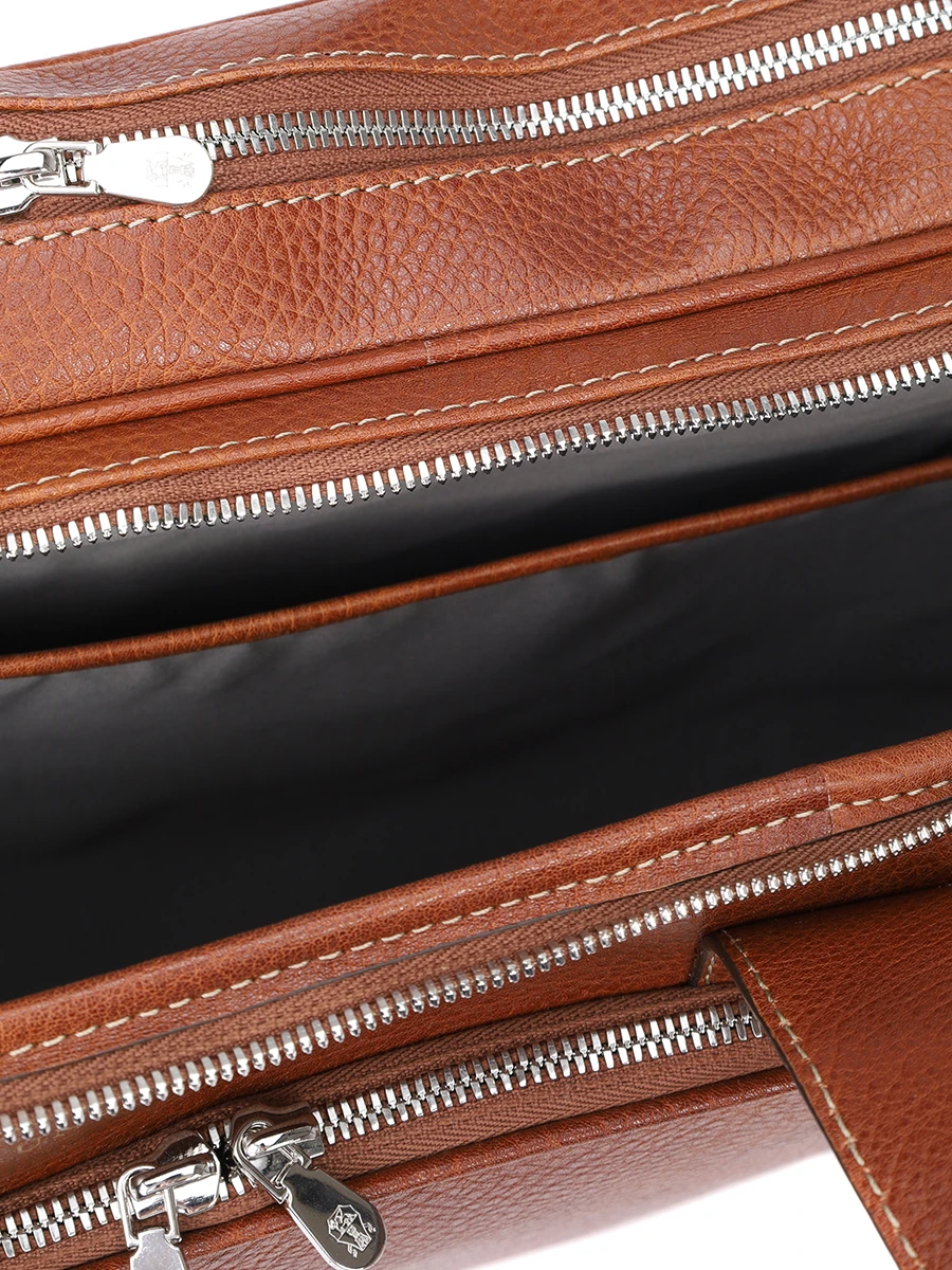 Сумка кожаная BRUNELLO CUCINELLI MBZIBU391 C6608 Коричневый  Фото 4