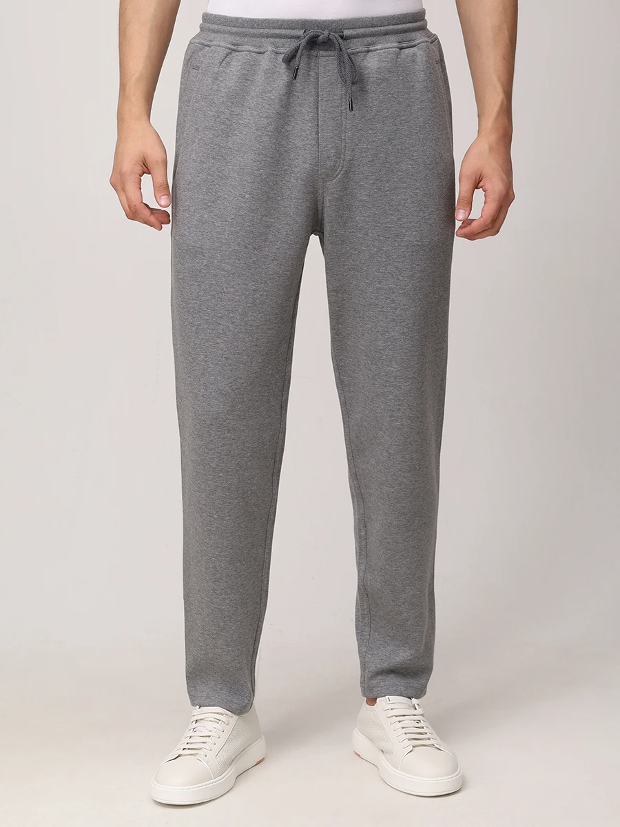 Брюки хлопковые BRUNELLO CUCINELLI MM8313243G C1253 Серый  Фото 4