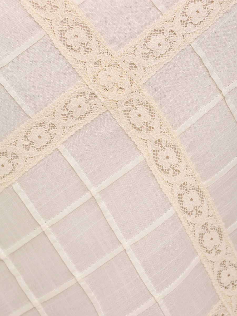 Юбка хлопковая ZIMMERMANN 0736SRS253 Кремовый  Фото 6