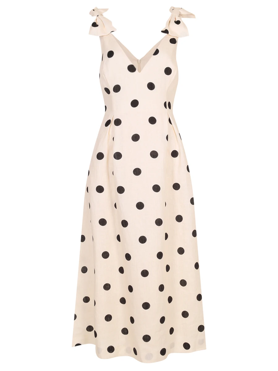 

Сарафан льняной, Кремовый, 2503DR251