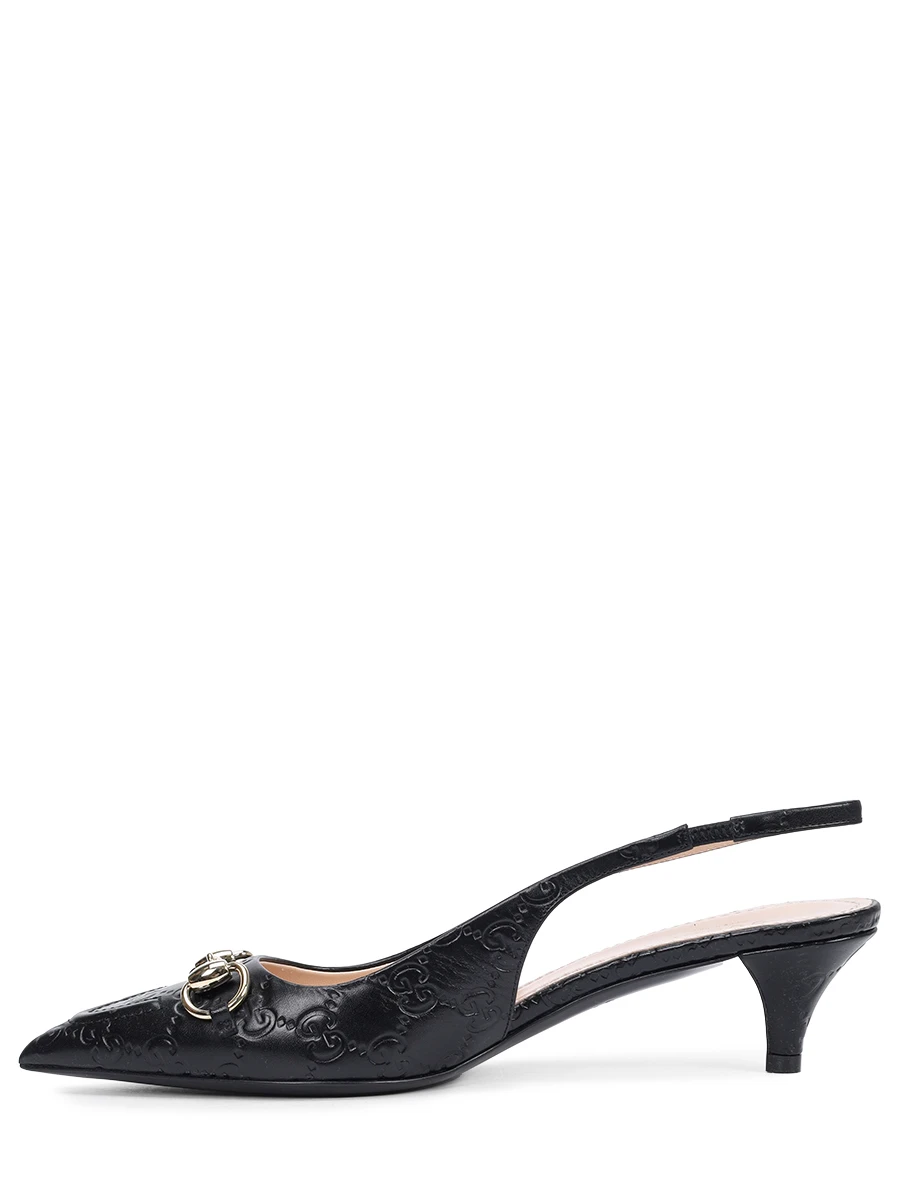 Туфли кожаные GUCCI 782407AAEGJ1000 Черный  Фото 3