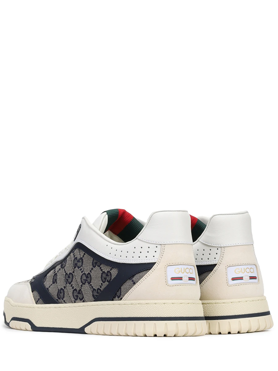 

Кеды комбинированные Gucci Re-Web, Принт, 787476AADHW9552