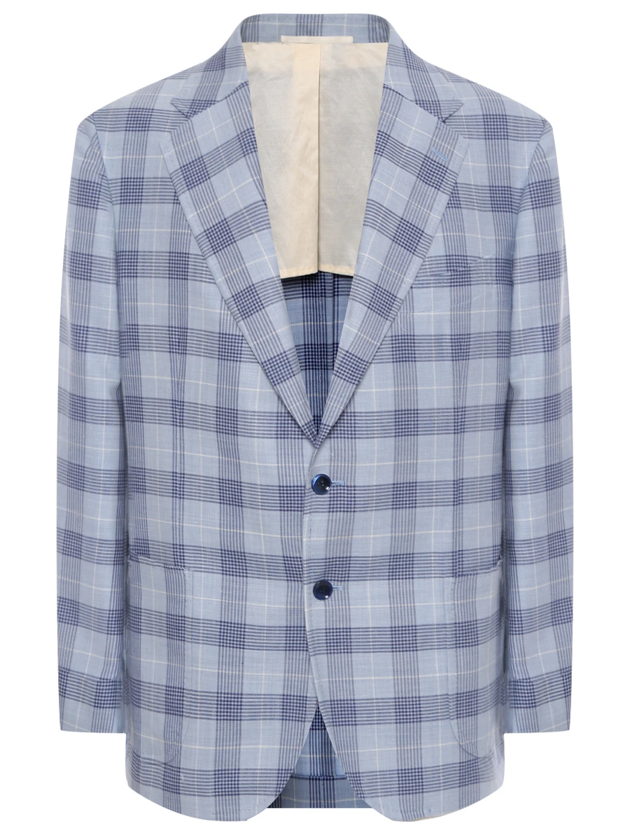 Пиджак шерстяной STILE LATINO GUFAUSTO25 GM12458 A15 Клетка 