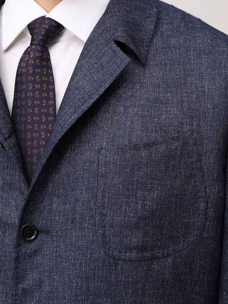 Пиджак однотонный STILE LATINO GUDUBAI GM12515 B30 Синий  Фото 5