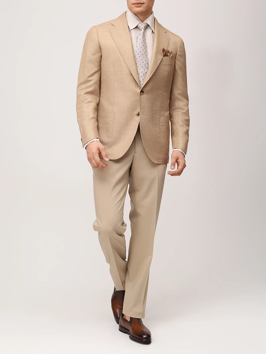Пиджак однотонный STILE LATINO GUFAUSTO25 GM12515 N10 Бежевый  Фото 2