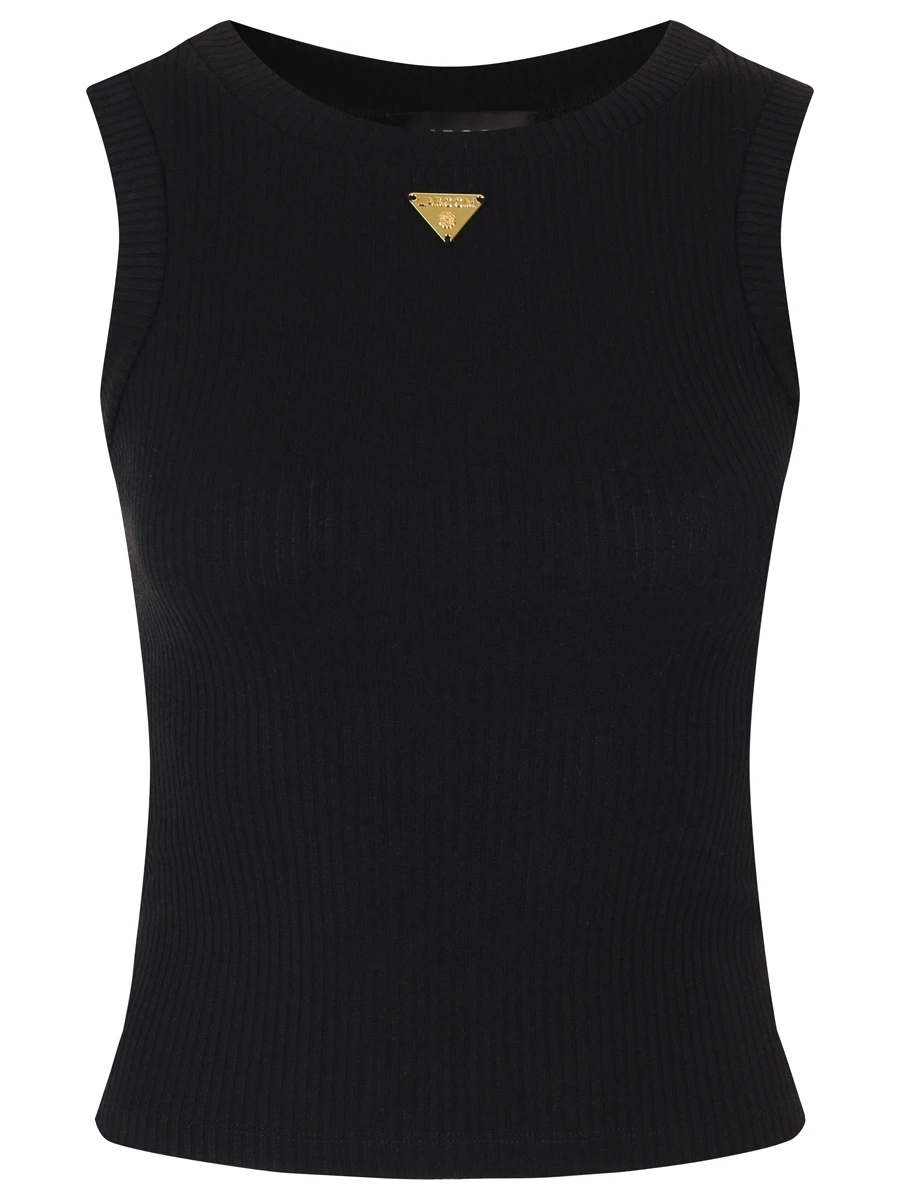 Топ однотонный LAROOM ss25-2425-1 Черный 