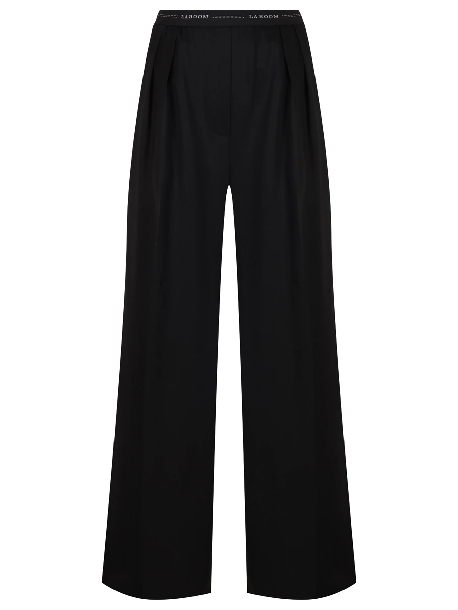 

Брюки однотонные, Черный, Basic-2123-1