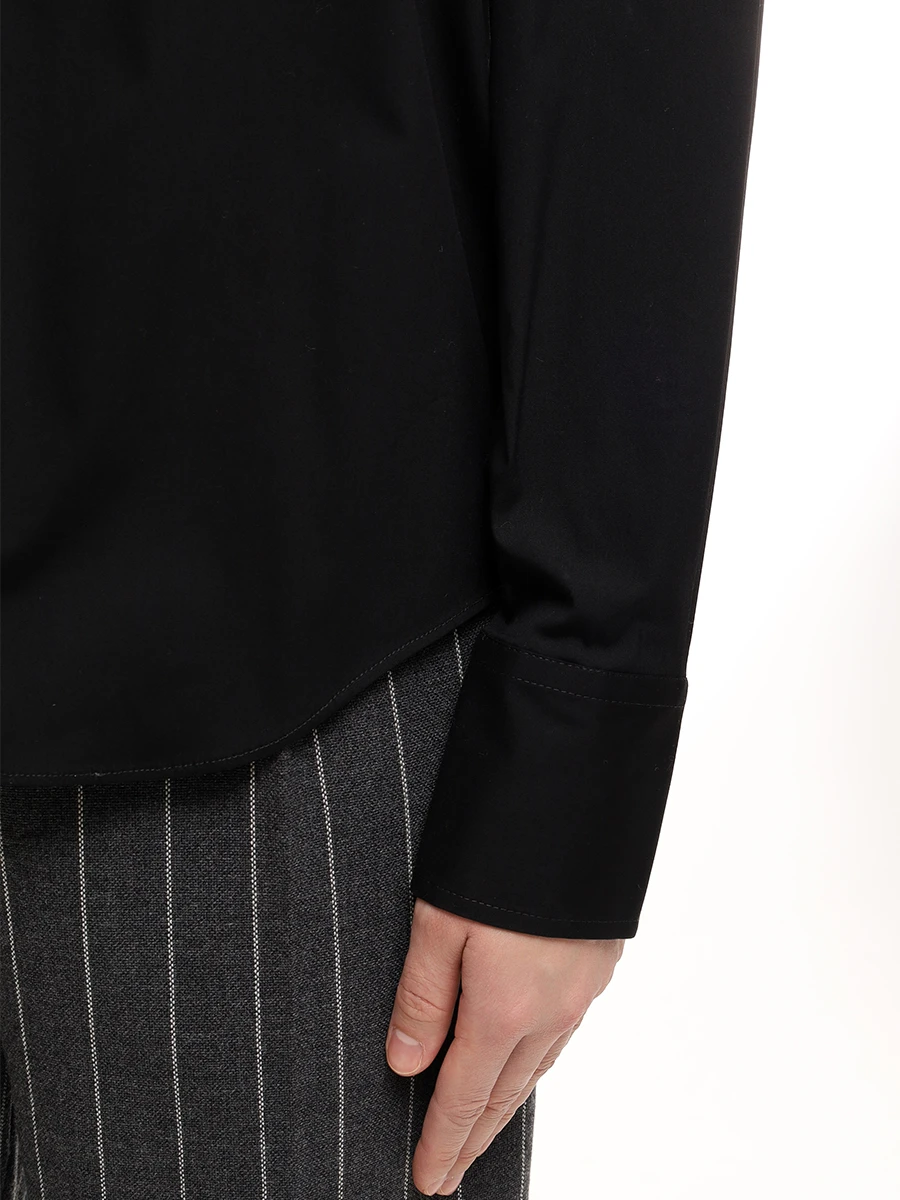 Рубашка хлопковая BRUNELLO CUCINELLI M0091MA626 C101 Черный  Фото 5