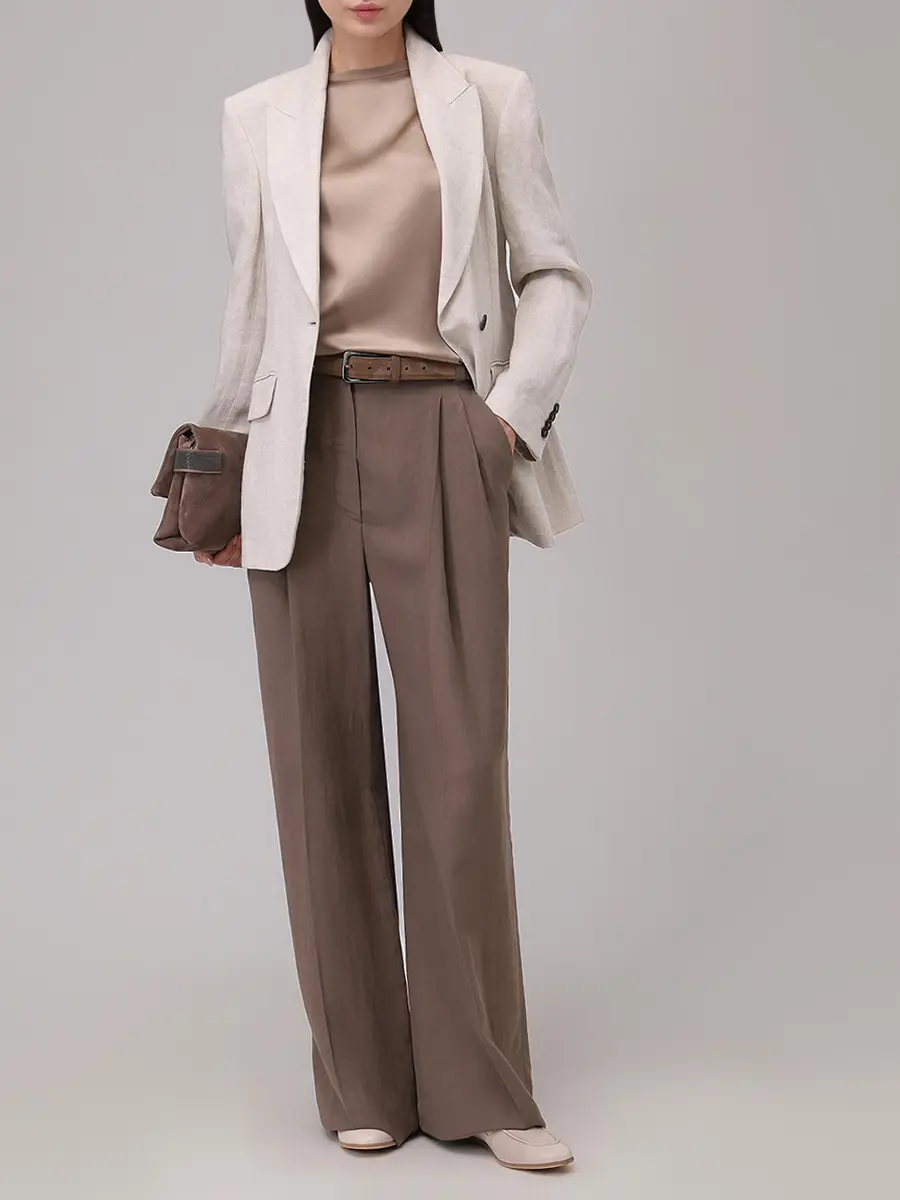 

Пиджак льняной, Бежевый, MH5477221 C169