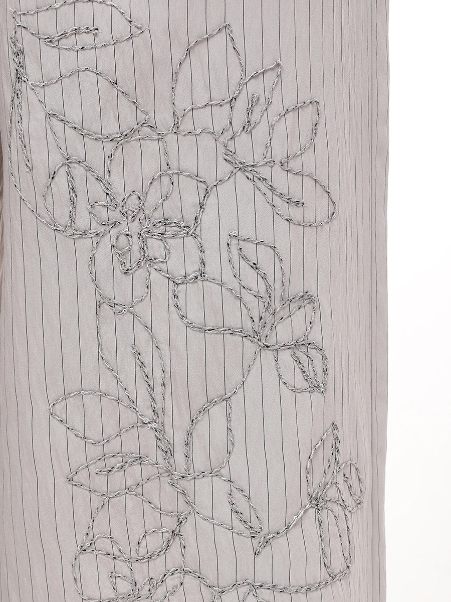 

Брюки из вискозы, Серый, D361370PA 0955