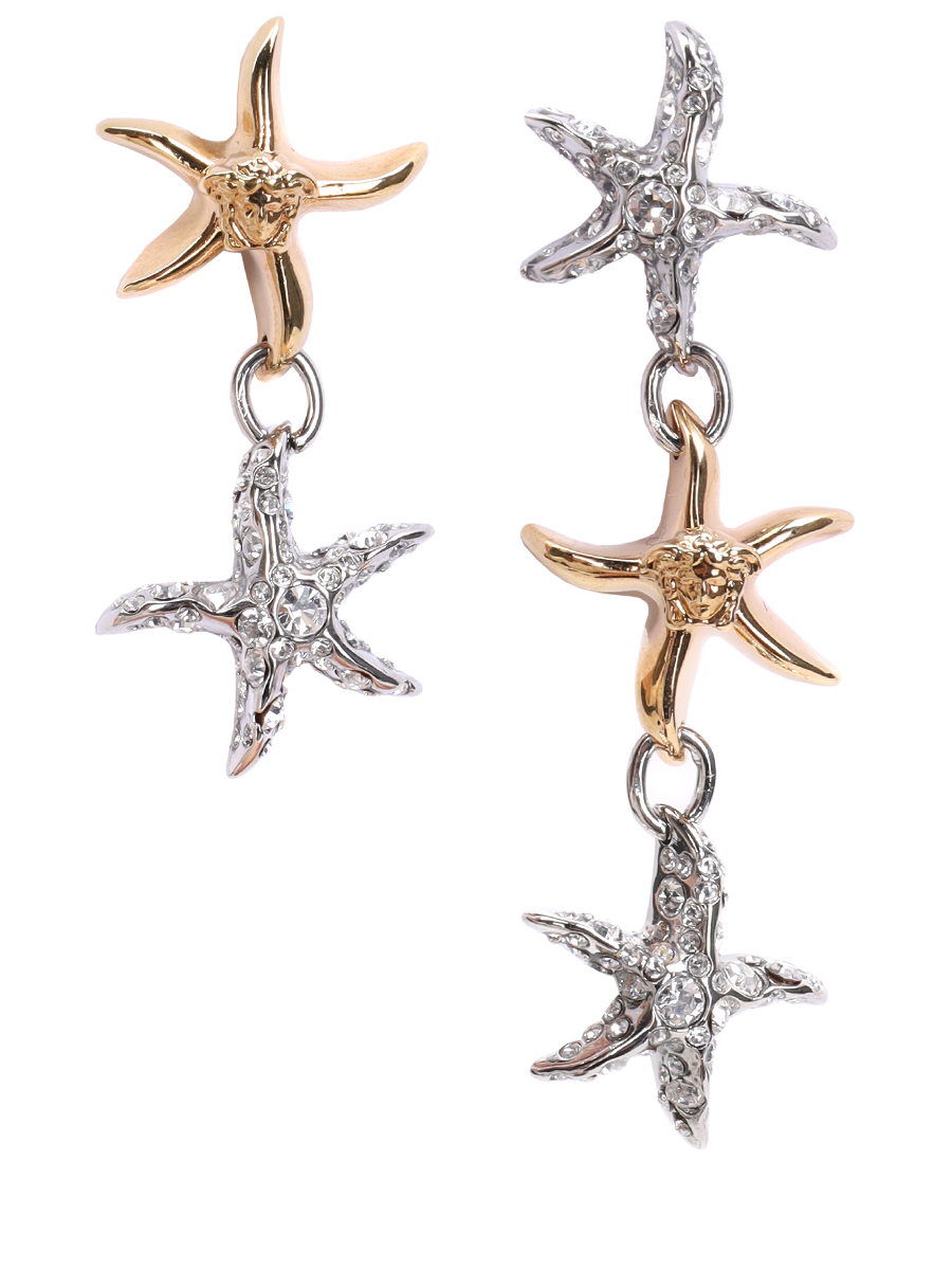 Серьги с кристаллами VERSACE