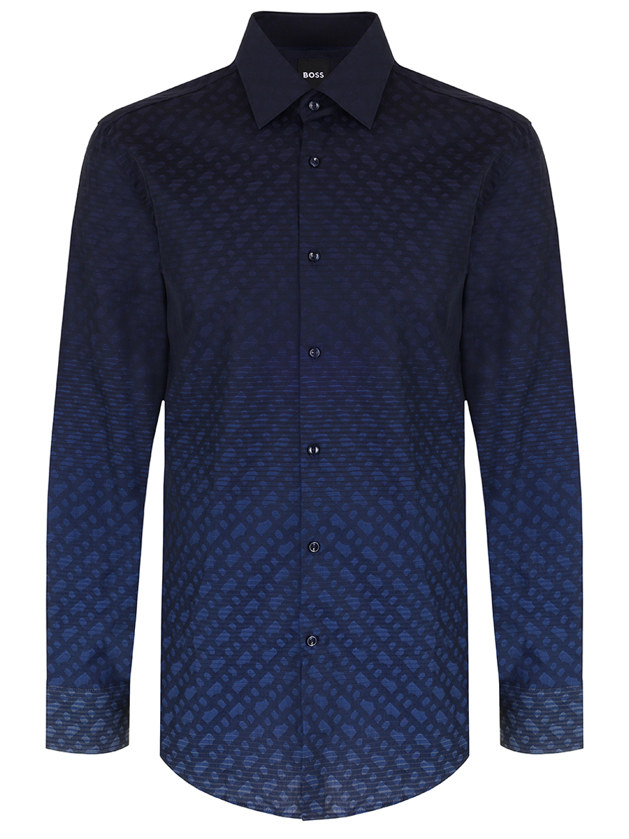 Рубашка Slim Fit хлопковая BOSS