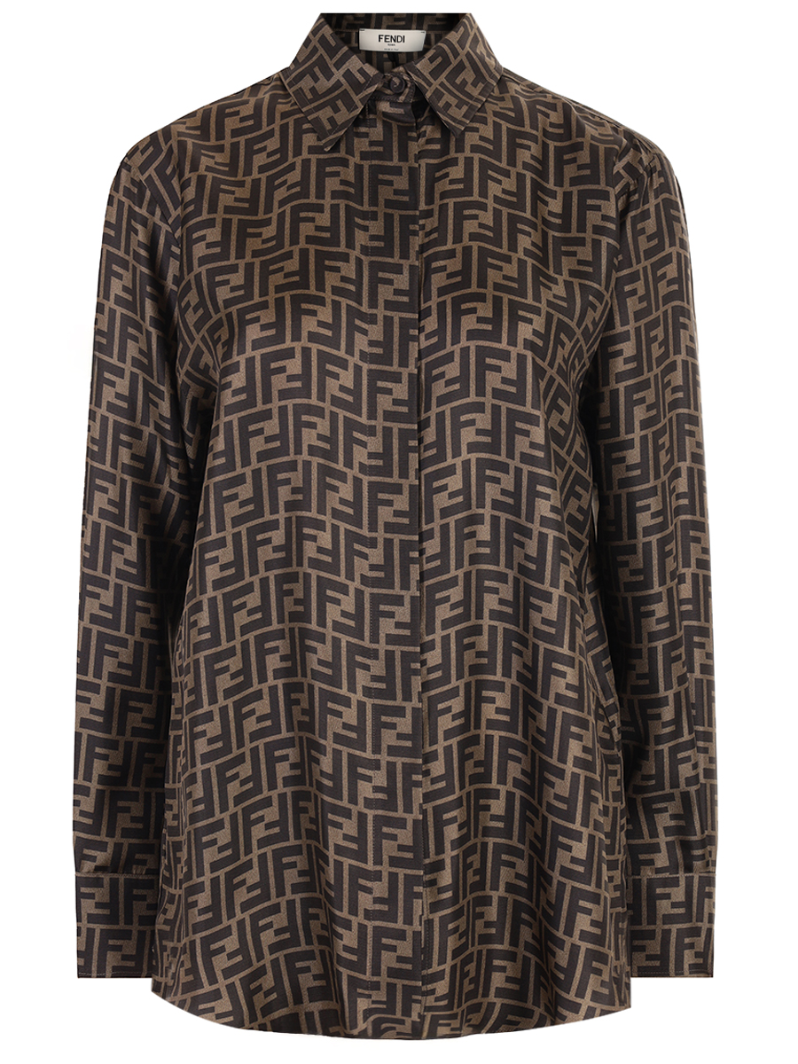 Рубашка шелковая FENDI