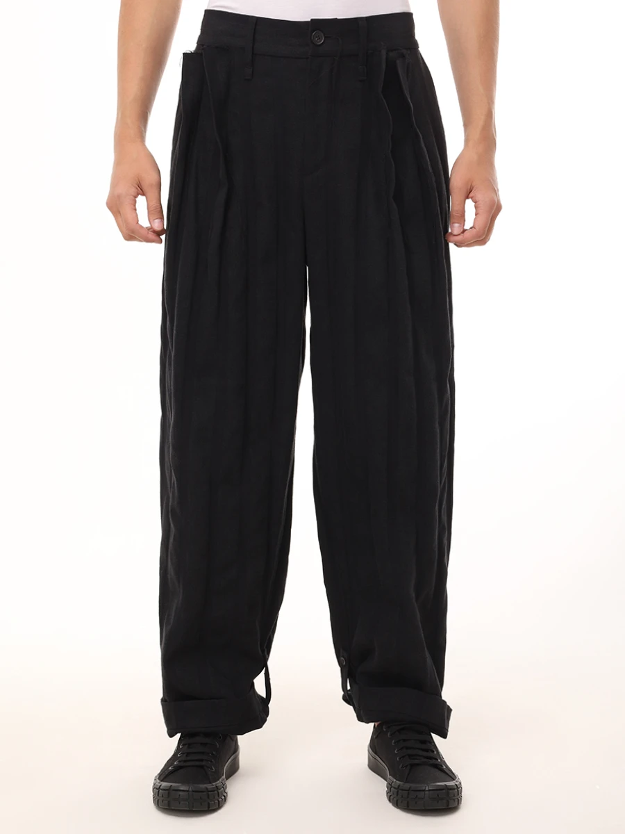 Брюки однотонные IANIS CHAMALIDY MPT794 001 90 225 Черный  Фото 4