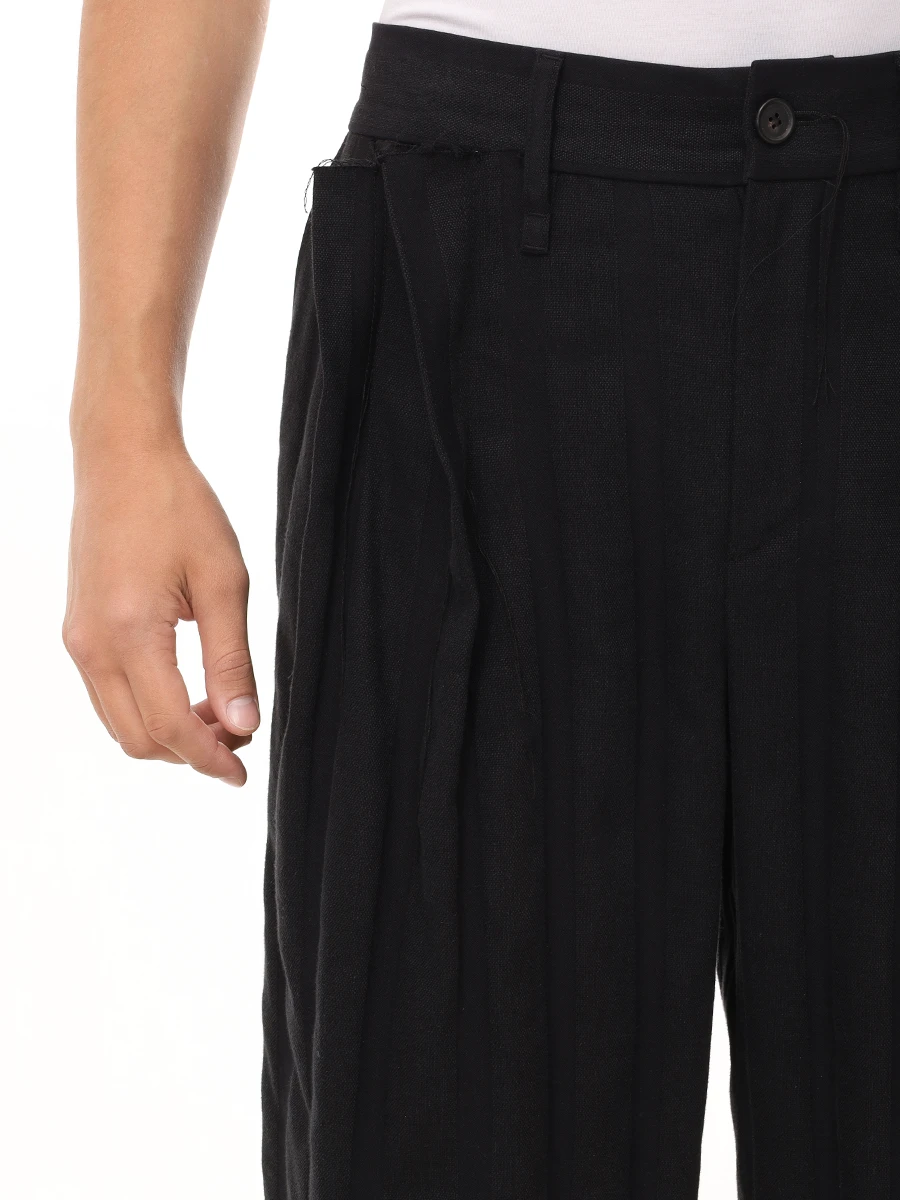 Брюки однотонные IANIS CHAMALIDY MPT794 001 90 225 Черный  Фото 5