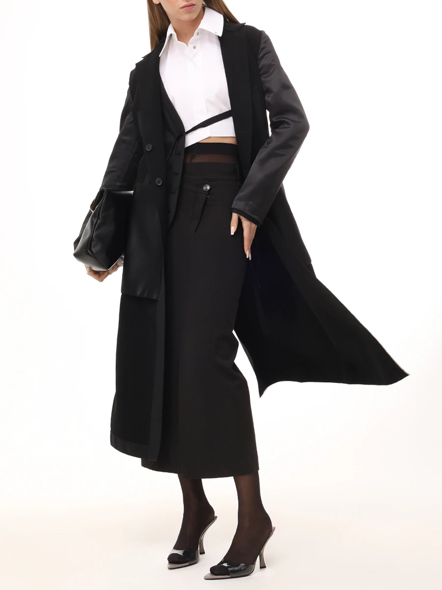 Пальто двустороннее IANIS CHAMALIDY WCC111 183 90 225 Черный  Фото 2