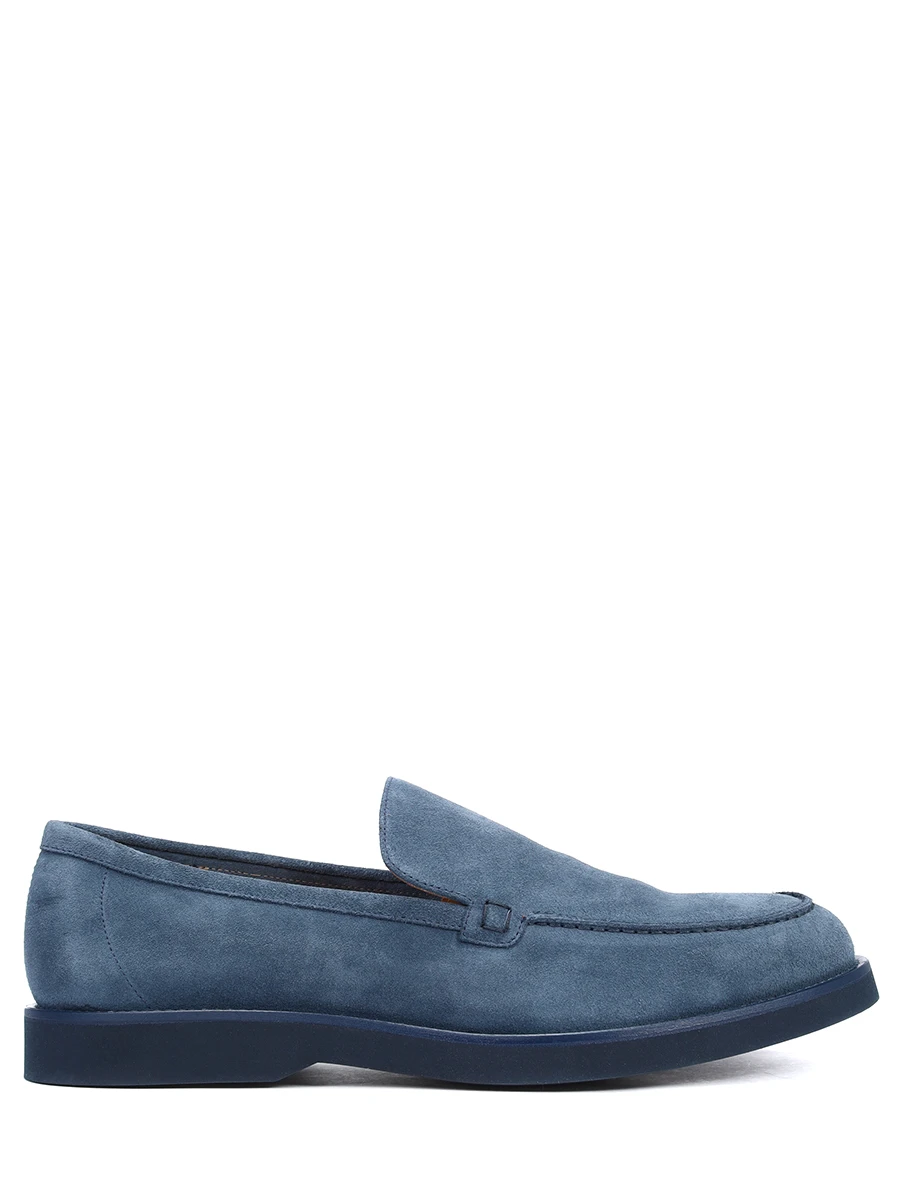 

Лоферы замшевые, Голубой, DU2344POTEUY009BB22