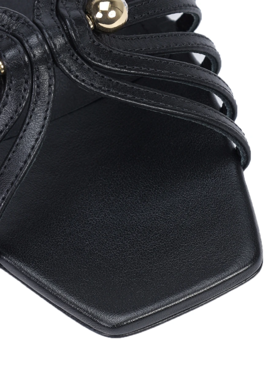 Шлепанцы кожаные Seki ALEVI L25SN006.5.1041997 Черный  Фото 5