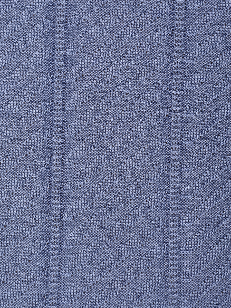 Поло шелковое BERTOLO LUXURY MENSWEAR 902445/002488/0084 Голубой  Фото 6