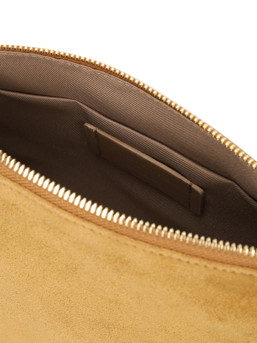 Сумка замшевая Nora GIANNI CHIARINI BS 10225/13956 peanut butter Коричневый  Фото 4