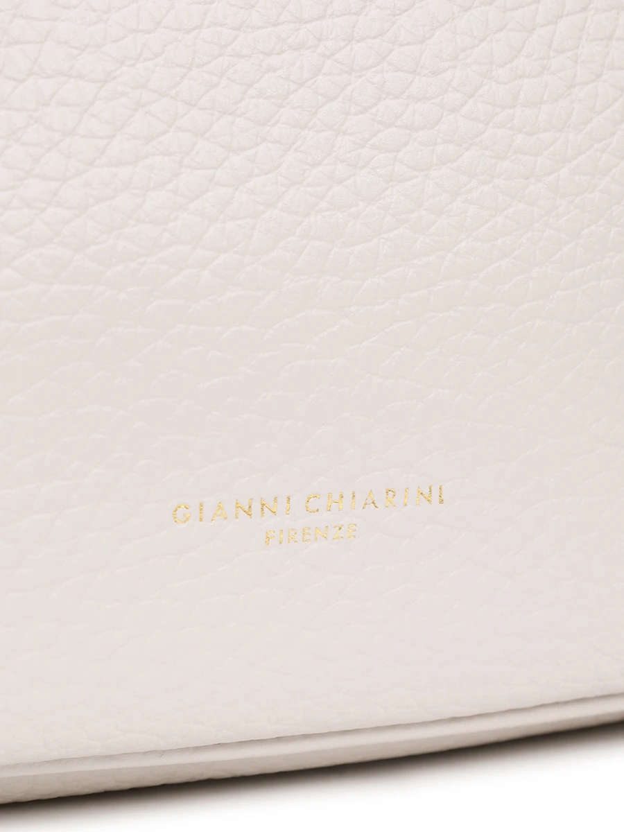 Сумка кожаная Brooke GIANNI CHIARINI BS 10911/211 SAND Кремовый  Фото 4
