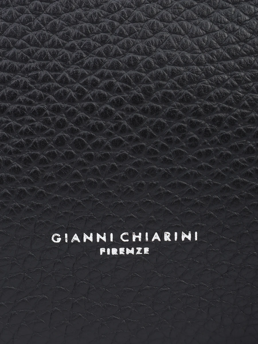 Сумка кожаная Hermy GIANNI CHIARINI BS 3975/2566 BLACK-NATUR Черный  Фото 5