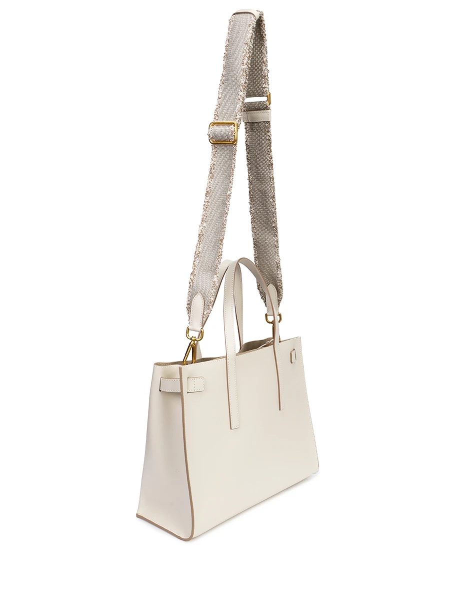 Сумка кожаная Altea GIANNI CHIARINI BS 11041/3890 MARBLE Кремовый  Фото 3