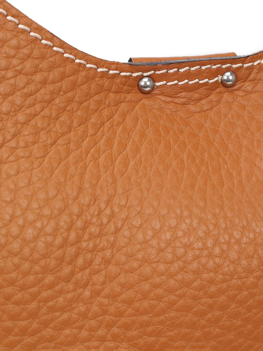 Сумка кожаная Aurora GIANNI CHIARINI BS 10566/13857 CARAMEL-SAND Коричневый  Фото 6
