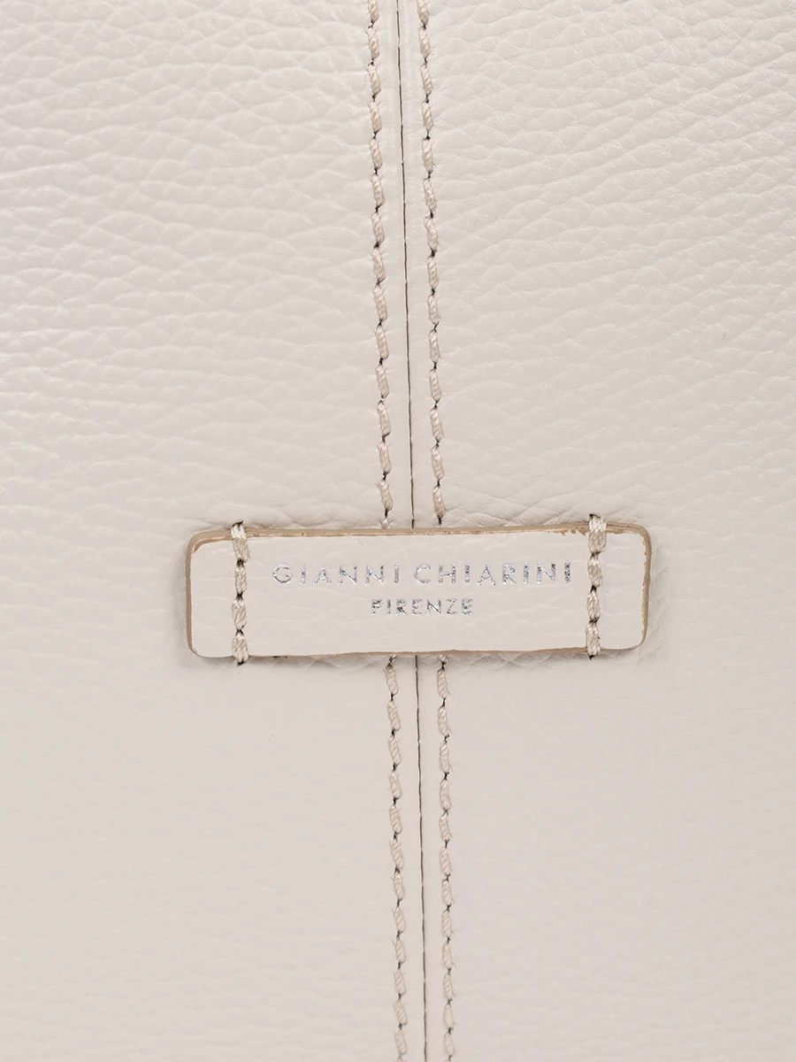 Сумка кожаная Norma GIANNI CHIARINI BS 11320/3890 MARBLE Кремовый  Фото 5