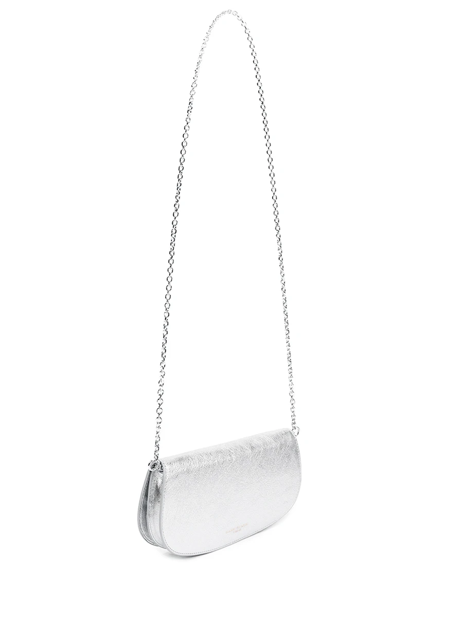 Сумка кожаная Deva GIANNI CHIARINI BS 13724/359 SILVER Серебряный  Фото 3