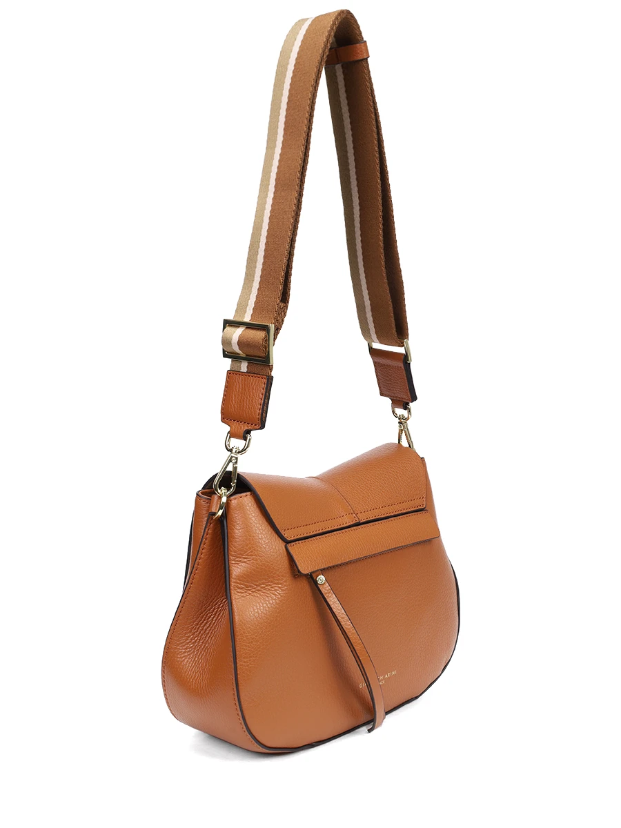 Сумка кожаная Helena Round GIANNI CHIARINI BS 6036/1117 CARAMEL Коричневый  Фото 3