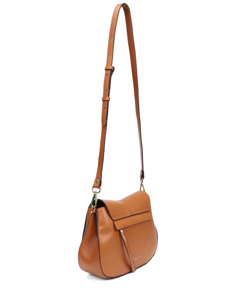 Сумка кожаная Helena Round GIANNI CHIARINI BS 6036/1117 CARAMEL Коричневый  Фото 4
