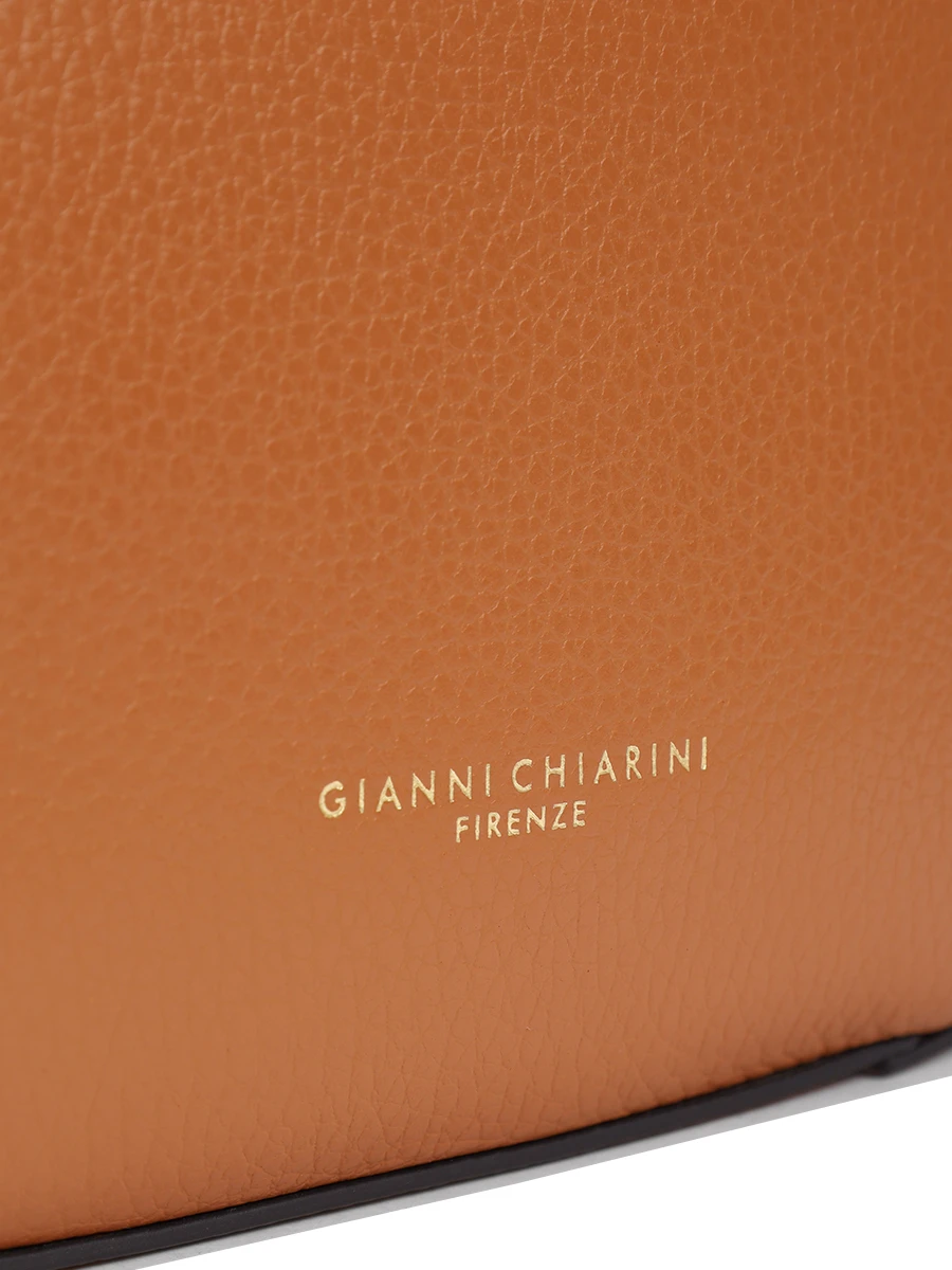 Сумка кожаная Helena Round GIANNI CHIARINI BS 6036/1117 CARAMEL Коричневый  Фото 6