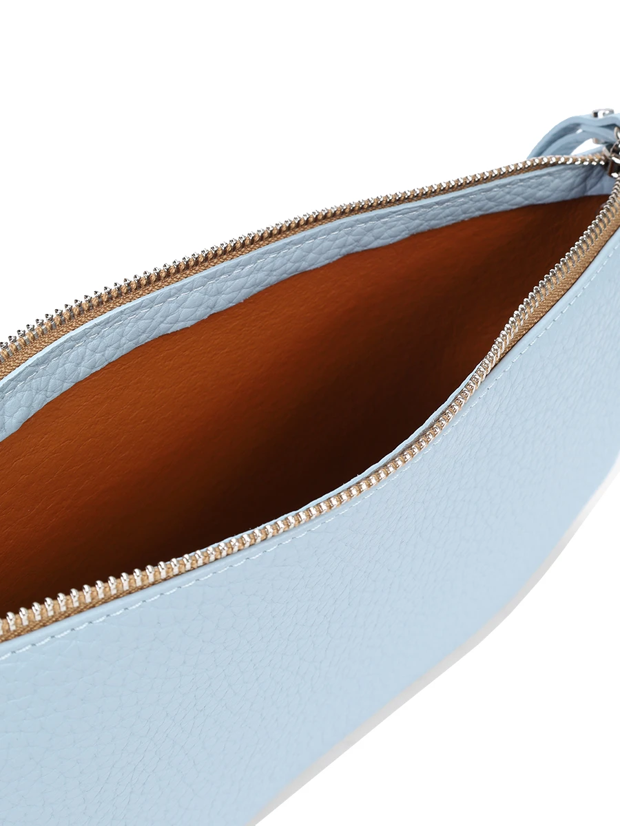 Сумка кожаная Hermy GIANNI CHIARINI BS 3975/13862 SKY-CARAMEL Голубой  Фото 4
