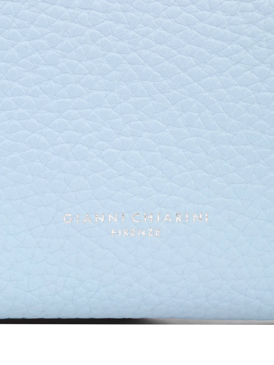 Сумка кожаная Hermy GIANNI CHIARINI BS 3975/13862 SKY-CARAMEL Голубой  Фото 5