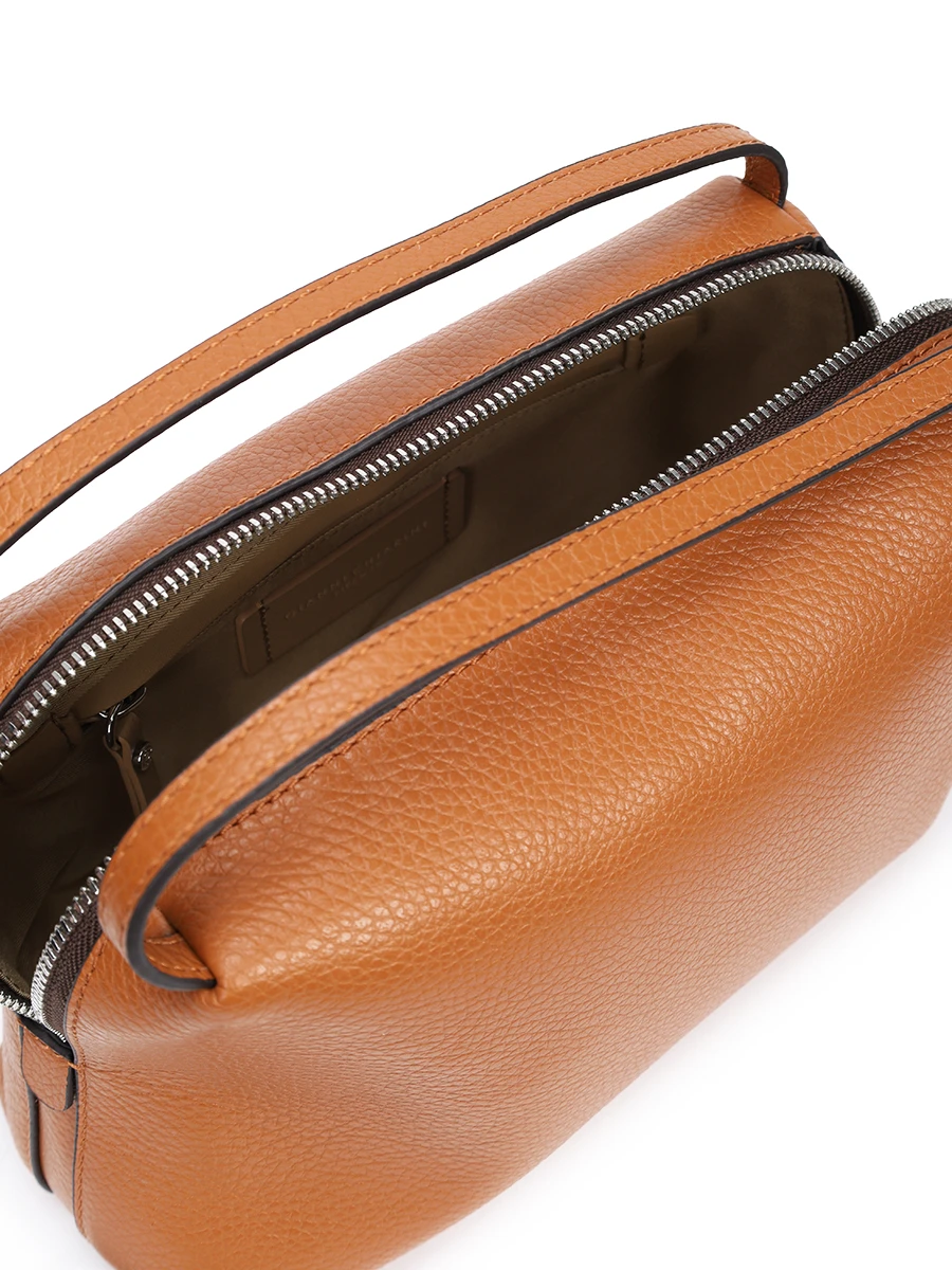 Сумка кожаная Alifa GIANNI CHIARINI BS 8148/1117 CARAMEL Коричневый  Фото 4