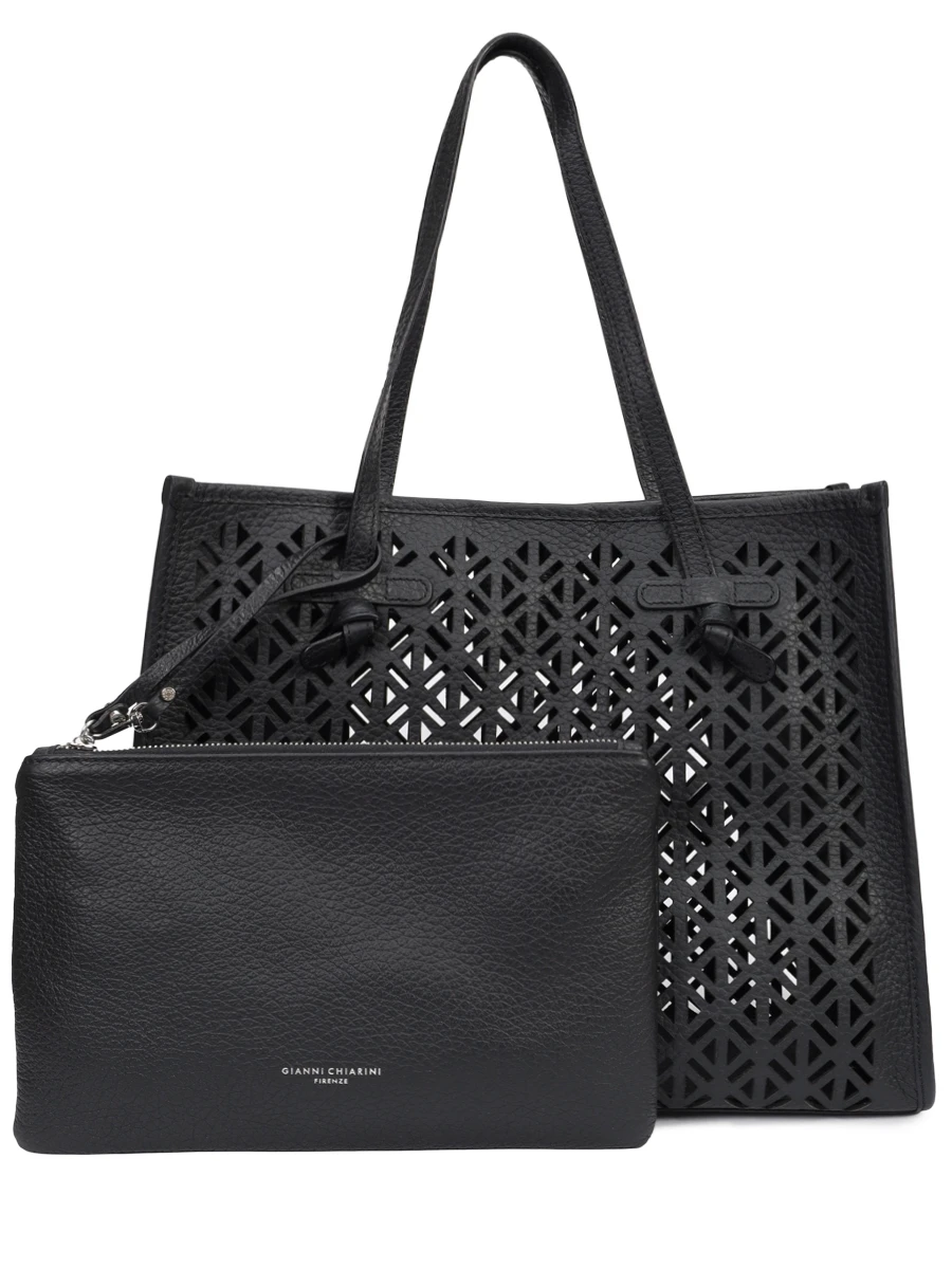 Сумка кожаная Marcella GIANNI CHIARINI BS 11730/001 BLACK Черный  Фото 3