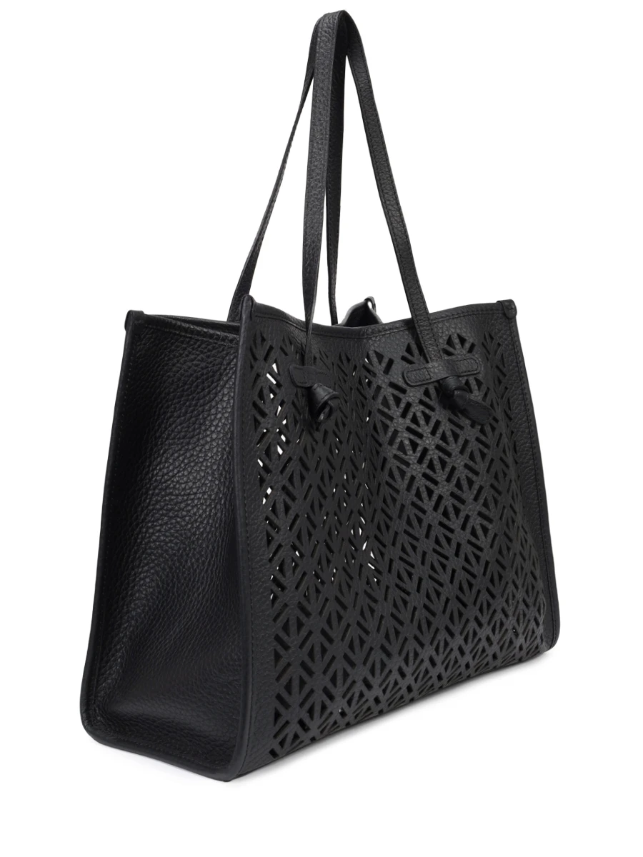 Сумка кожаная Marcella GIANNI CHIARINI BS 11730/001 BLACK Черный  Фото 4