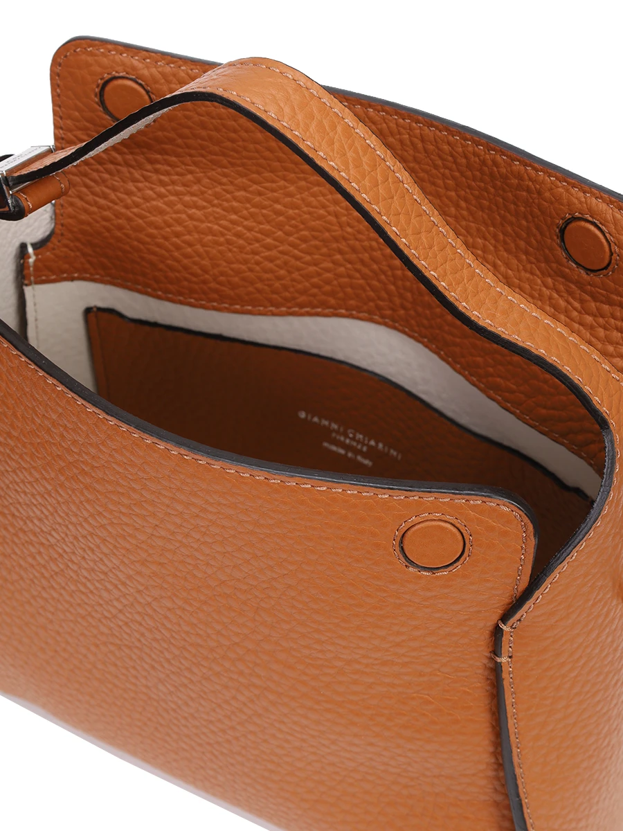 Сумка кожаная Penelope GIANNI CHIARINI BS 11351/13857 CARAMEL-SAND Коричневый  Фото 4