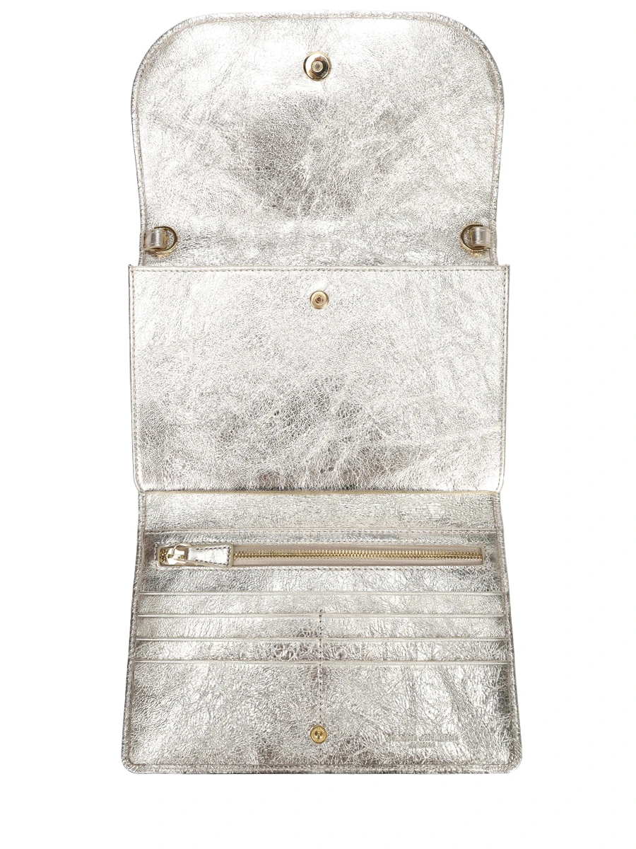 Сумка кожаная Isa GIANNI CHIARINI BS W-50107/571 PLATINUM Золотой  Фото 4