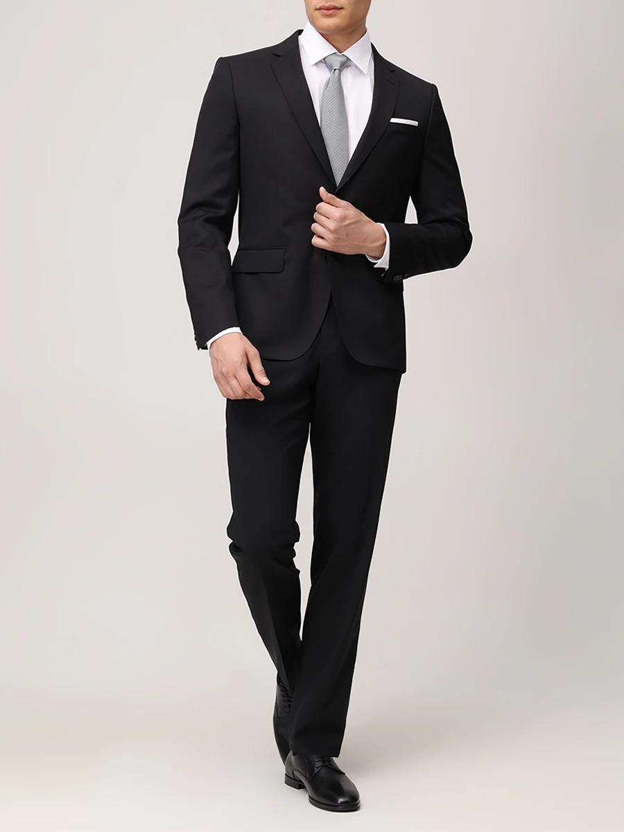 Пиджак шерстяной BOSS 50469171/001 Черный  Фото 2