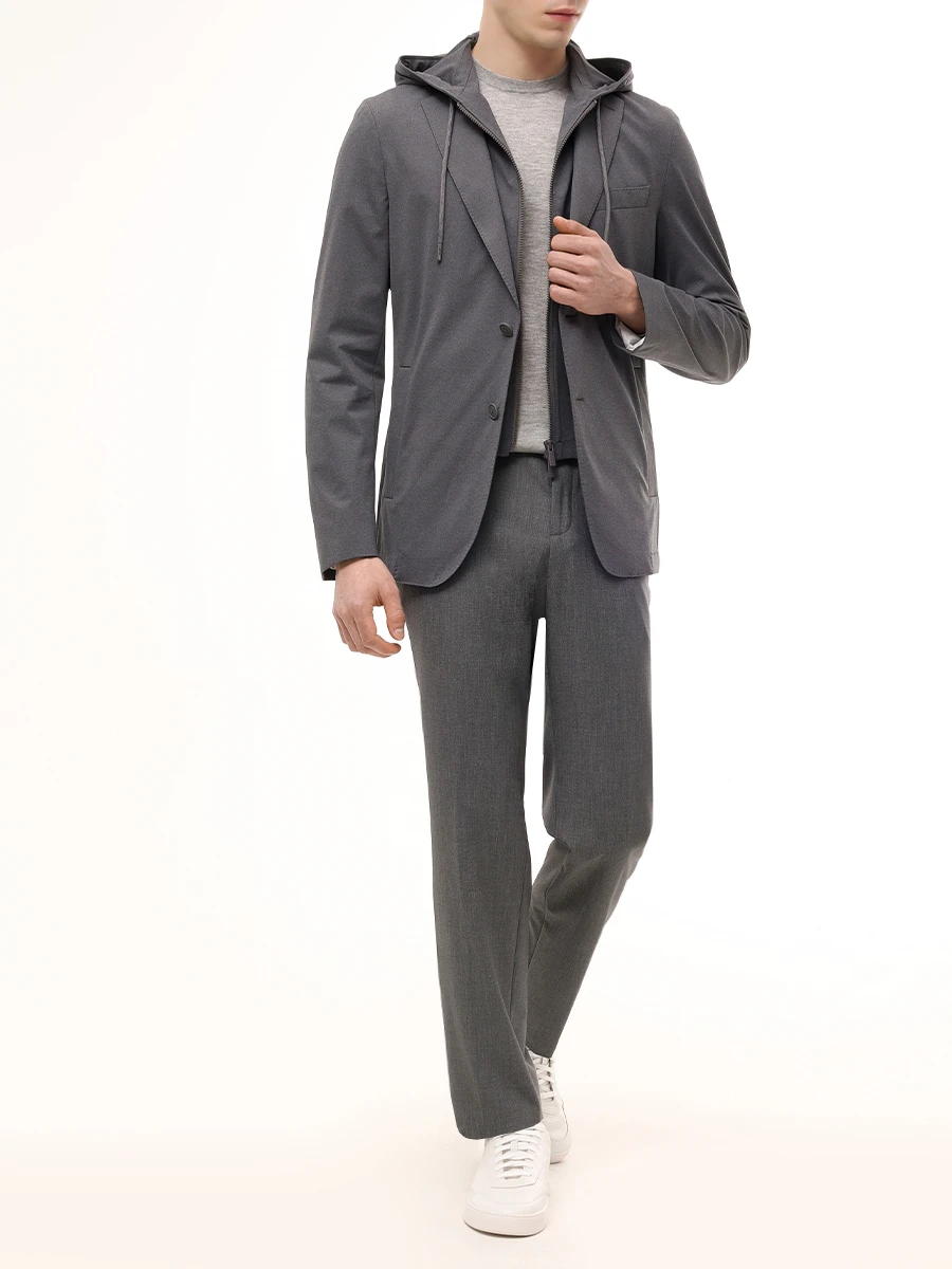 Брюки Slim Fit BOSS 50534593/030 Серый  Фото 2