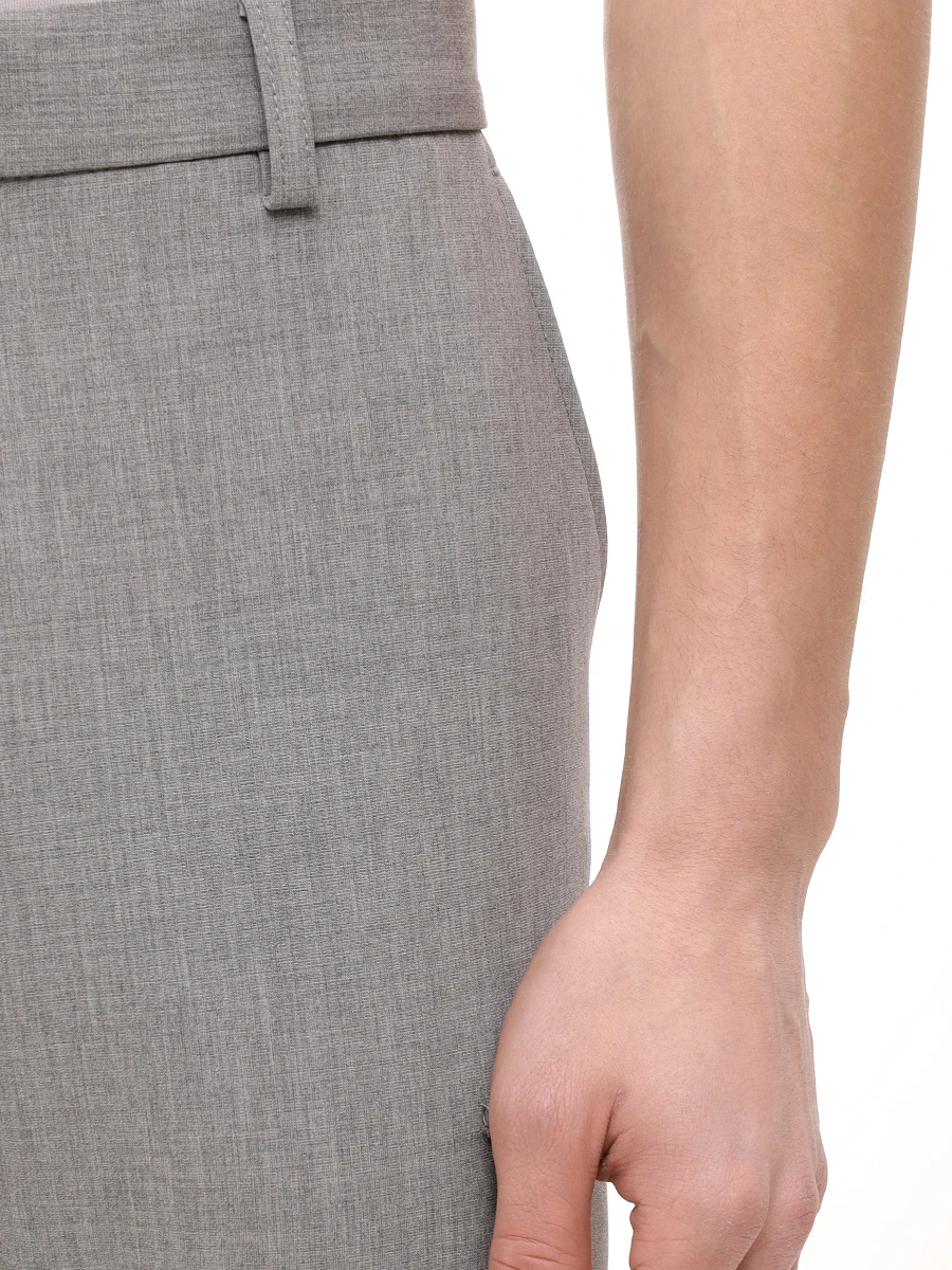 Брюки из вискозы BOSS 50535069/030 Серый  Фото 5