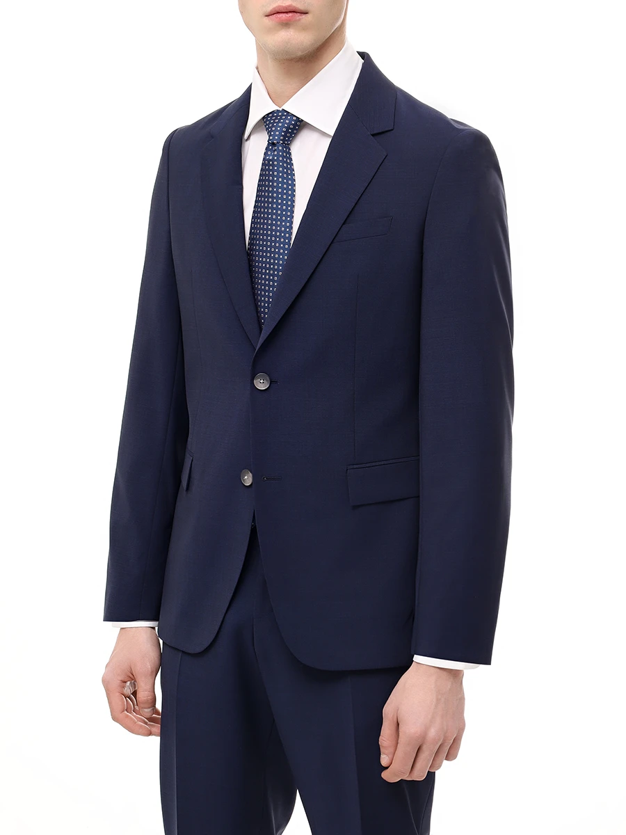 Костюм Slim Fit шерстяной BOSS 50534889/425 Синий  Фото 4