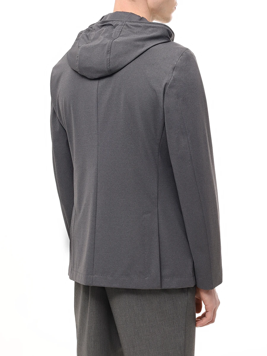 Пиджак однотонный BOSS 50535058/041 Серый  Фото 3